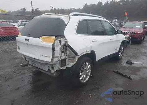 2016 Jeep Cherokee Limited z USA, uszkodzony, nr VIN 1C4PJMDB9GW357098